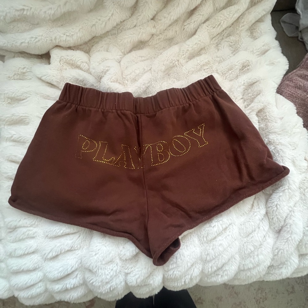 Playboy Bedazzled Booty Shorts